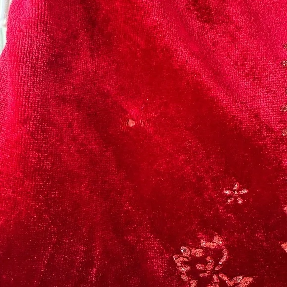 Basic Editions Y2K Red Velvet Valentines Dress 4-5T - Picture 6 of 7